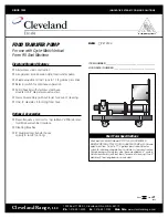 Предварительный просмотр 1 страницы Cleveland P-FTP-100 Specifications