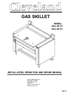 Cleveland SGL-30-T4 Operation Manual preview