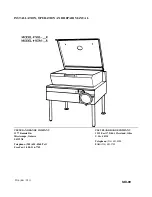 Preview for 1 page of Cleveland SGL-R Installation, Operation And Repair Manual