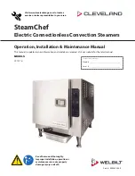 Cleveland SteamChef 22CCT6 Operation Installation Maintenance Manual предпросмотр