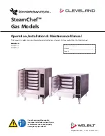 Cleveland SteamChef 22CGT3.1 Operation Installation Maintenance Manual предпросмотр