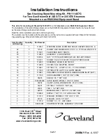 Cleveland SteamChef Stacking ffbgf Installation Instructions Manual preview