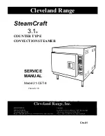 Preview for 1 page of Cleveland steamcraft 21-CET-8 Service Manual