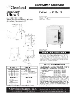 Предварительный просмотр 2 страницы Cleveland SteamCraft Ultra 5 21-CET-16 Manual