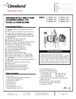 Cleveland TMKDL-100-T Specifications preview