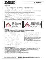 Preview for 2 page of Clever Acoustics BGS 20T 100V/8? User Manual