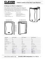 Preview for 3 page of Clever Acoustics BGS 25 - CRSP23 User Manual