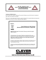 Предварительный просмотр 8 страницы Clever Acoustics CLM 420 User Manual