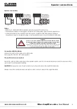 Предварительный просмотр 9 страницы Clever Acoustics CRAM14 User Manual