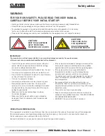 Предварительный просмотр 3 страницы Clever Acoustics CRAM19 User Manual