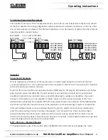 Предварительный просмотр 11 страницы Clever Acoustics CRAM38 User Manual