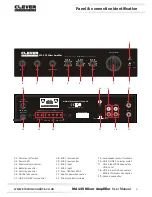 Предварительный просмотр 4 страницы Clever Acoustics MA 135 User Manual