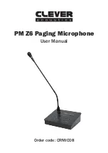Clever Acoustics PM Z6 User Manual preview