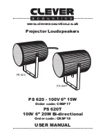 Предварительный просмотр 1 страницы Clever Acoustics PS 620 User Manual