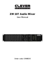 Preview for 1 page of Clever Acoustics ZM 107 User Manual