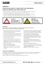 Preview for 2 page of Clever Acoustics ZM 107 User Manual