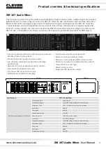 Preview for 3 page of Clever Acoustics ZM 107 User Manual