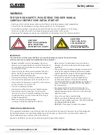 Предварительный просмотр 2 страницы Clever Acoustics ZM 122 User Manual