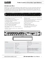 Предварительный просмотр 3 страницы Clever Acoustics ZM 122 User Manual