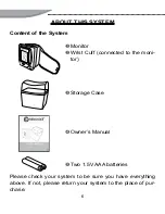 Preview for 6 page of Clever Choice TD-3018 Owner'S Manual