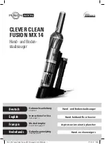 Clever Clean FUSION MX 14 Instructions For Use Manual предпросмотр