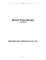 Clever Electronics NPM2000 User Manual preview