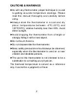 Preview for 3 page of Clever CLEVER ear and forehead thermometer User Manual