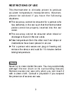 Preview for 4 page of Clever CLEVER ear and forehead thermometer User Manual