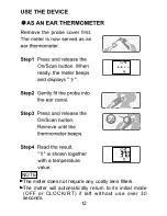 Preview for 13 page of Clever CLEVER ear and forehead thermometer User Manual