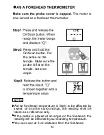 Preview for 15 page of Clever CLEVER ear and forehead thermometer User Manual