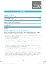 Preview for 2 page of Clever Clever Spa Paradiso Instructions Manual