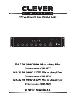 Preview for 1 page of Clever MA 3120 User Manual