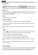 Preview for 2 page of Cleverio CDC-100 Manual