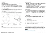 Предварительный просмотр 2 страницы Clevertronics CLP LIFELIGHT PRO Installation And Maintenance  Instruction