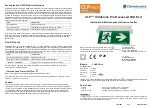 Предварительный просмотр 1 страницы Clevertronics CLP Ultrablade Pro CUBPRO Series Installation & Maintenance Instruction Leaflet