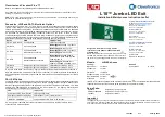 Preview for 1 page of Clevertronics L10 Jumbo LJELED-40 Series Installation & Maintenance Instructions