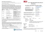Preview for 1 page of Clevertronics L10 LIFELIGHT PRO LLIFE-PRO-SMC Series Installation & Maintenance Instructions