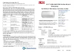 Предварительный просмотр 1 страницы Clevertronics L10 LIFELIGHT PRO LLIFE-PRO-SMC Series Installation & Maintenance Instructions