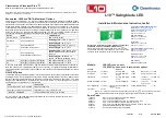 Clevertronics L10 LSBLED Series Installation & Maintenance Instructions preview