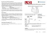 Preview for 1 page of Clevertronics L10 LWFLED Installation & Maintenance