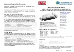 Preview for 1 page of Clevertronics L10 LWP2LIFE-PRO-WPPOD Series Installation & Maintenance Instructions