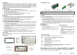 Предварительный просмотр 2 страницы Clevertronics L10 Weatherproof LED Exit Installation & Maintenance Instructions