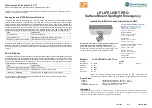 Clevertronics LP LIFELIGHT PRO CLIFE-PRO-SMS-SPOT Series Installation & Maintenance Instructions preview