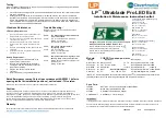 Preview for 1 page of Clevertronics LP Ultrablade Pro CUBPRO Series Installation & Maintenance Instructions