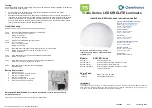 Clevertronics Trade TS CIRCLITE ECLLED Series Installation & Maintenance Instructions предпросмотр