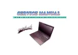 Предварительный просмотр 1 страницы Clevo W25 BU Series Service Manual