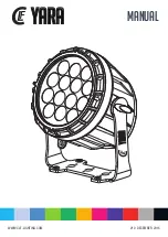 Предварительный просмотр 1 страницы CLF Lighting YARA Manual