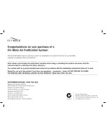 Предварительный просмотр 2 страницы Cli-mate CLI-AP10 Installation And Operating Instructions Manual