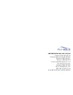 Preview for 12 page of Cli-mate CLI-AP35 Installation & Operating Instructions Manual