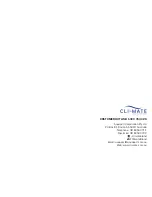 Предварительный просмотр 16 страницы Cli-mate CLI-DH8D Installation & Operating Instructions Manual